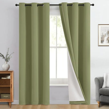 Yakamok Sage Blackout Curtains 84 Inches Long by Yakamok