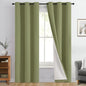 Yakamok Sage Blackout Curtains 84 Inches Long by Yakamok
