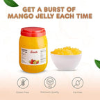 New Fanale Coconut Jelly Topping nata de coco for Boba Tea | Ice Cream | Yogurt | Smoothie | Milk Tea | Desserts Mango Star Shaped, 6.6 pound (Pack of 4) | JEL004-CS