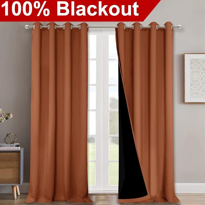 NICETOWN 100% Blackout Curtains - Image 2