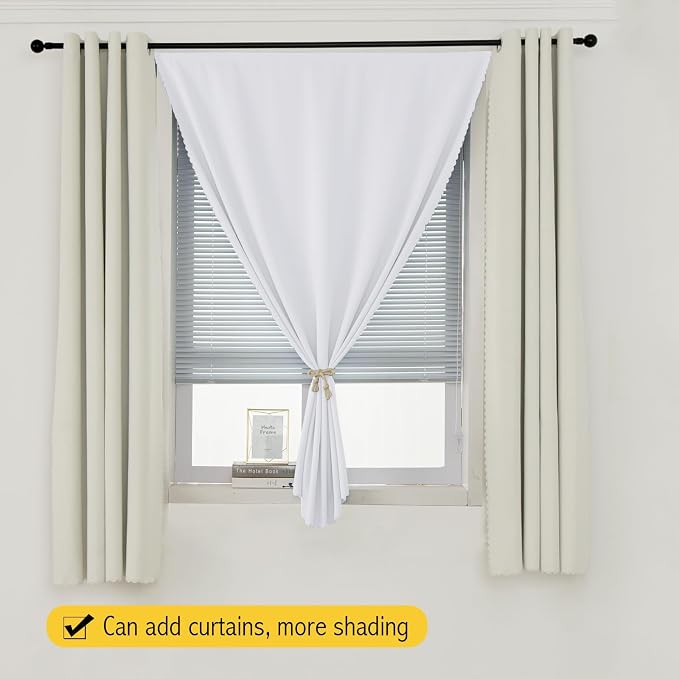 Self Adhesive Curtains Portable Blackout Curtain Simple and Easy to Install - Image 8