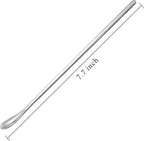 Stainless Steel Coffee Stirrers Spoons 6 Pieces Ice Tea Long Spoons Drink Stir Sticks Spoon for Bar Coffee Cocktail…