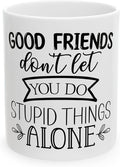 11 OZ Novelty Coffee Mugs - Christmas Gift (Good Friends Theme)