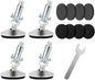 4 Set M10 Swivel Adjustable Leveling Feet, Heavy Duty Height Adjuster Furniture by Tahikem