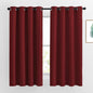 NICETOWN Burgundy Red Blackout Draperies Curtains by NICETOWN