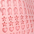 Dog Treat Molds 130 Cavity Mini Silicone Molds Star Heart Bone Fish Roud Shape for Baking Biscuits, Cookie, Candy, Chocolate, Gummy, Cookie