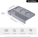 Espresso Tamping Mat for Counter, Ultra Thick Silicone Tamper Mat Coffee Bar Mat,Espresso Mat for Countertops,Fits for Baristas Home Kitchen Bar