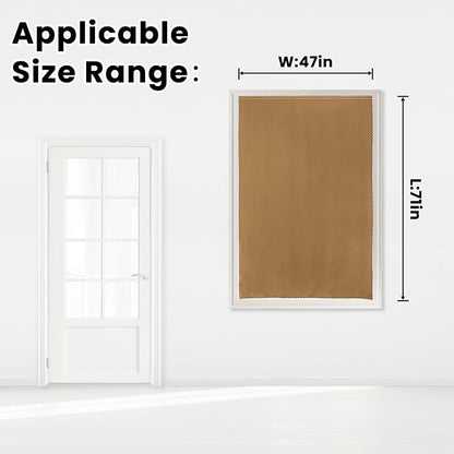 Self Adhesive Curtains, Stick Curtain Blackout Shades Window Cover Curtains - Image 7