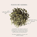 Palais des Thés - Geisha Flower - Green Tea & Cherry Blossom- 3.5oz Loose Leaf Metal Gift Tin, Serves 20-25 Cups