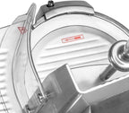 Zica ZBS-10A 10" Stainless Steel Blade Electric Deli Meat Cheese Food Ham Slicer Commercial and for Home use [ETL]