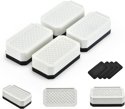 EclatBain Rectangle Bed Risers Furniture Risers Heavy-Duty Rectangular by Unknown