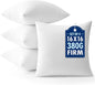 MIULEE 16x16 Throw Pillows Inserts 4 Pack, Decorative Pillows by MIULEE
