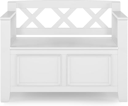 SIMPLIHOME Amherst Entryway Storage Bench - Image 5