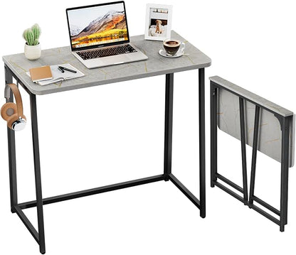 WOHOMO Small Foldable Computer Desk Writing Study Desk Easy Assembly by WOHOMO