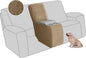 ALIECOM Recliner Sectional Couch Covers L Shape Stretch Corner Reclining by ALIECOM
