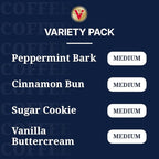 Victor Allen's Coffee Winter Wonderland Variety Pack, 96 Count, Single Serve Coffee Pods for Keurig K-Cup Brewers