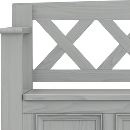 SIMPLIHOME Amherst Entryway Storage Bench - Image 10