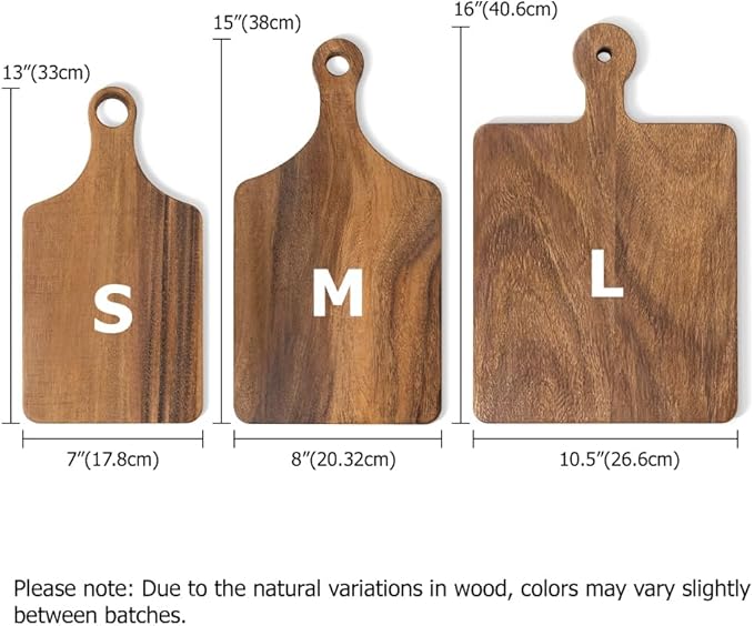 callie Personalized Cutting Board with Monogrammed Name, Wooden Kitchen Chopping Boards with Handle, Reversible Engraved Serving Tray, Housewarming Gifts for Family