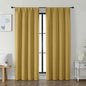 Simplebrand Ava Bright Gold Blackout Curtains by Simplebrand