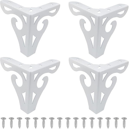 Piutouyar 4 Inch/10cm Hollow Out Furniture Legs Set of 4, Modern Triangle Couch by Piutouyar