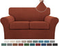 Turquoize 3 Piece Sofa Covers for 2 Cushion Couch Sofa Slipcover Soft Couch by Turquoize