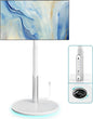 Floor Mobile TV Stand with Power Outlet, Rolling TV Cart by LLDEPLL