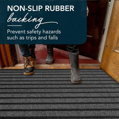 ubdyo Extra Durable Door Mat Outside Entrance | Dirt Trapping, Non-Slip Backing - Image 6