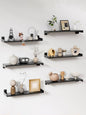 Floating Shelves for Wall, Shelves for Decor Storage Set of 6, Wall Mounted by FNBAR