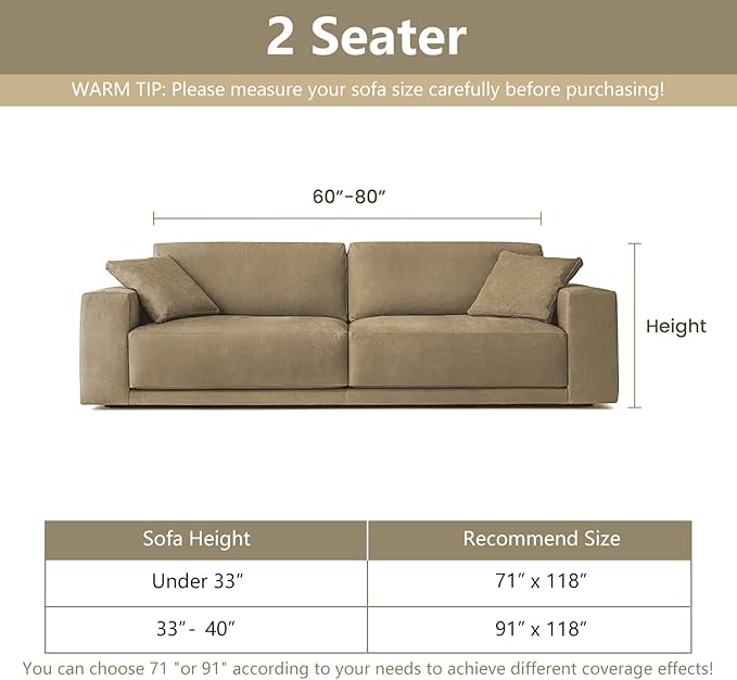 MYSKY HOME Boho Couch Cover Sofa Covers, Couch Covers - Image 6