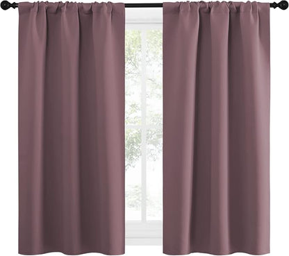 NICETOWN Kitchen Curtains, Short Blackout Curtains & Drapes, Home Decoration - Image 2