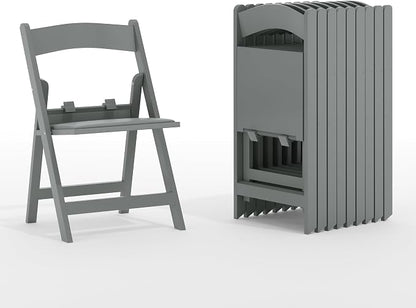 Flash Furniture Hercules Set of 10 Kids Gray Resin Folding Chair by FlashFurniture