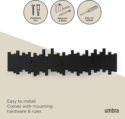 Umbra Sticks Wall-Mounted Coat Rack Rail Hook - Image 6