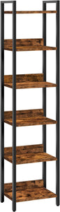 MAHANCRIS Bookshelf, 6-Tier Bookcase, Standing Book Shelf by MAHANCRIS