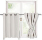 RV Blackout Curtains for Bedroom 52 x 36 Inches Long Ivory 2 Panels | Thermal by Hiasan