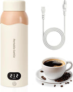 Portable Travel Electric Kettle,Food-Grade 316 Stainless Steel Small Mini Kettle,500ML Hot Water Boiler with 4 Temperature Settings,Fast Boiling water with Auto Shut-Off and Boil Dry Protection