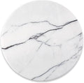 Koville Marble Cutting Board for Kitchen Countertop, 11" Round Marble Cheese Board Serving Tray for Baking, Charcuterie, Pastry, Trivet, Stone Cutting Boards for Kitchen - Milas Lilac
