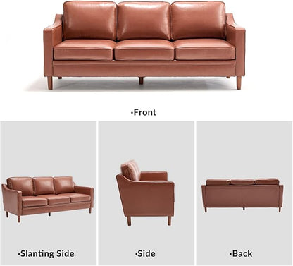 Kingfun Living Room Furniture Sets, 3 Seater Couch and Loveseat, Mid Century - Image 8