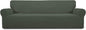 Easy-Going Stretch 4 Seater Oversized Sofa Couch Cover Olive Green | 1-Piece by Easy-Going