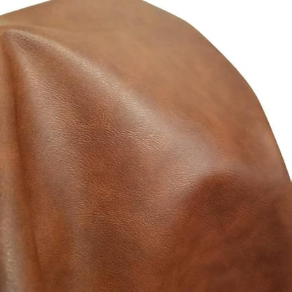 NAT Leathers | Tan Mid Brown Soft Faux Vegan Leather PU | 10 Yards Cut by The by NATLeathers