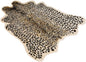 Leopard Print Area Rug Faux Cowhide Skin Fur Non-Slip Cheetah Rug Small Accent by Huichenxing2021FURSTORE