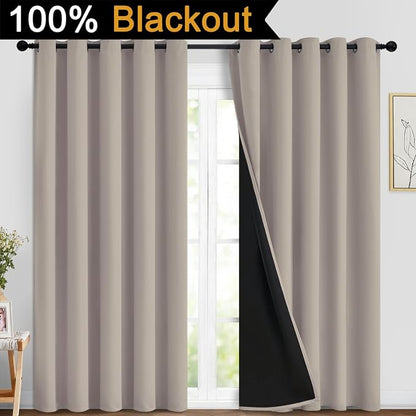 Yakamok Natural Blackout Curtains 84 Inches Long - Image 2