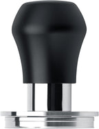 Normcore 53.3mm Espresso Tamper V4.1 Mini, Spring-Loaded Coffee with Click Feedback, Self-Leveling Stainless Steel Flat Baffle, Compatible with Breville Sage 54mm Portafilters, Black