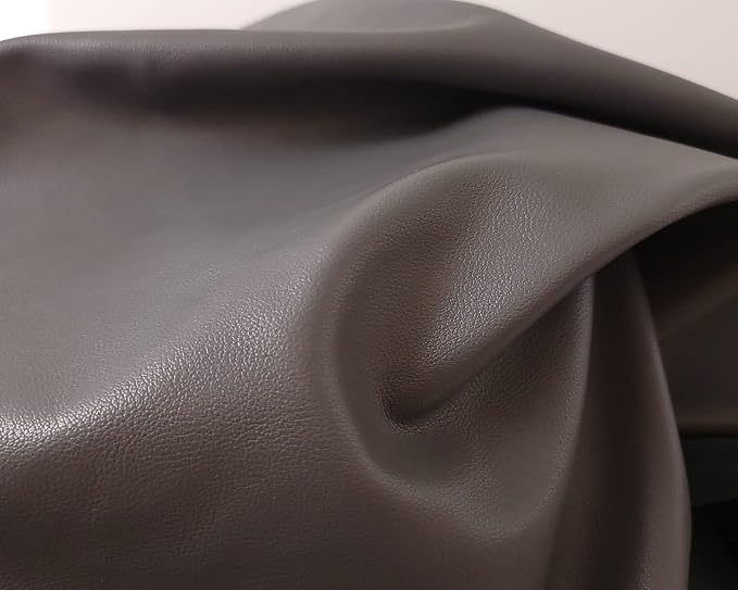 NAT Leathers | Gray Soft Faux Vegan Leather PU | 4 Yards Cut by The Yard | - Image 2