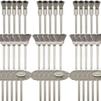 45-Piece Wire Brush Set - Metal Rust Removal, Polishing, Cleaning - Shaft 1/8″ (3mm) - Removes Burrs, Dust, and Oxide Layer - Handles Rough Surfaces - Designed for Industrial and DIY Enthusiasts