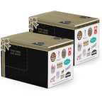 Perfect Samplers Dark Roast Coffee Pods Variety Pack, Dark Roast Coffee Pods for Keurig K Cups Machines, Coffee Sampler 80 Count