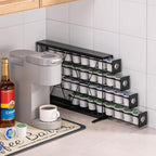 Flagship K Cup Holder for Keurig Pods Coffee Pod Storage 4 Tier K Cup Drawer Organizer for Counter (32 Pods Capacity)