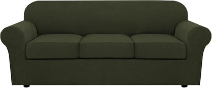 H.VERSAILTEX 4 Piece Stretch Sofa Covers by HVERSAILTEX