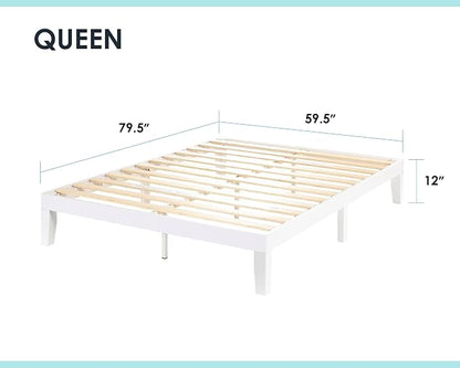 Mellow Naturalista Classic 12 Inch Solid Wood Platform Bed - Image 2