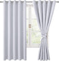 Room Darkening Curtains for Bedroom, 60 x 72 Inches, Window Drapes for Living by Hiasan