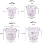 7x Stainless Steel Measuring Cups with 6x Measure Spoons Set,4x Plastic Measurings Cups for Liquids,Kitchen Gadgets for Cooking & Baking Utensils(17Pcs)
